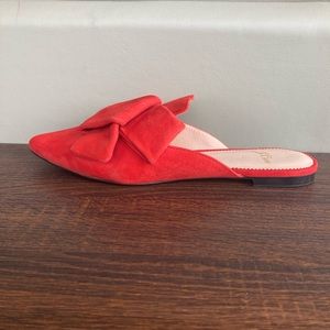NWOT J. Crew Suede Knot Top Marina Slides 7